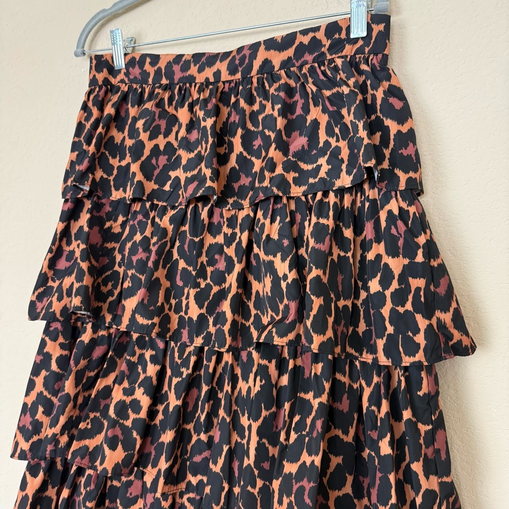 J. Crew Leopard Print Maxi Skirt - Picture 7 of 15